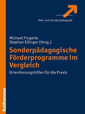 cover image of Sonderpädagogische Förderprogramme im Vergleich